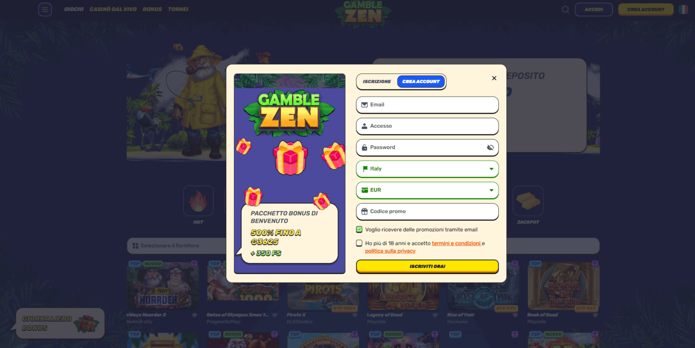 Gamblezen Login